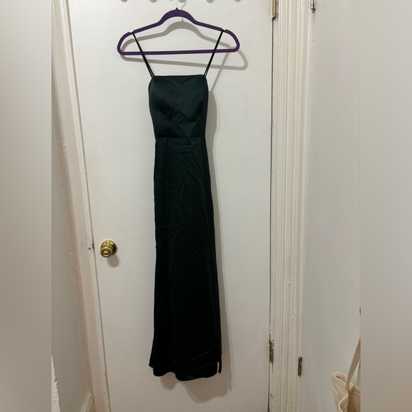 AMSALE - Nakai Hunter Green Dress - Picture 1 of 6